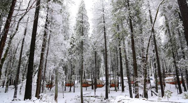You’ll Find A Luxury Glampground At Inn Town Campground In Northern California, It’s Ideal For Winter Snuggles And Relaxation