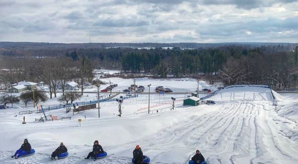 You Will Want To Get In On The Action At Mount Pleasant Of Edinboro, Pennsylvania’s Exciting Winter Tubing Hill