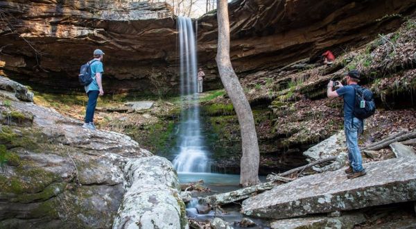 Chase A Waterfall Or Three On Your Way To Hawksbill Crag In Arkansas