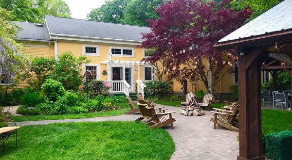 Have A Unique Meal While You Sip Beer By A Treehouse At Rhode Island’s Tree House Tavern