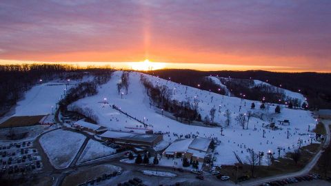 Try The Ultimate Nighttime Adventure With Midnight Madness Snow Tubing At Hidden Valley Ski Resort In Missouri