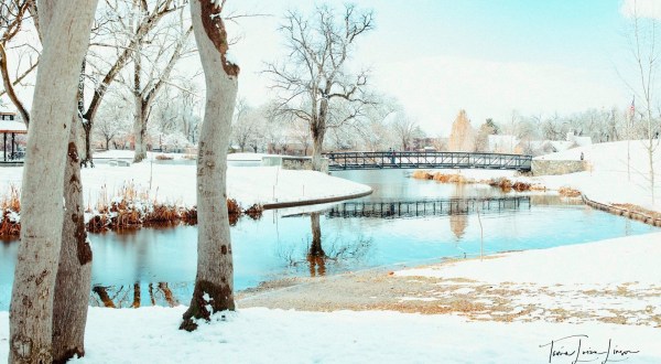 For A Stunning Stroll Through A Winter Wonderland, Head To Utah’s Liberty Park This Season