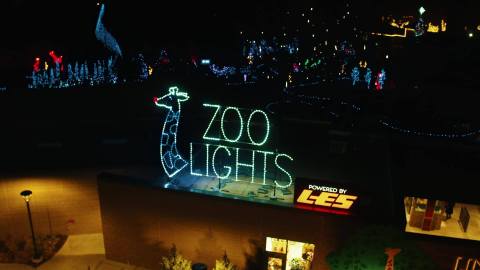 Even The Grinch Would Marvel At The Zoo Lights At Lincoln Children's Zoo In Nebraska