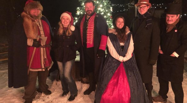 Walk Through A Wooded Winter Wonderland When You Visit The Newly Opened Idaho Christmas Village