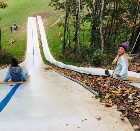 Take A Ride On A 200-Foot Slide At Enchanted Valley Acres In Wisconsin