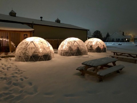 Hang Out In An Igloo At This One-Of-A-Kind Indiana Vineyard