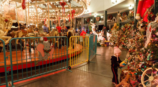 Every Year, This Historic Carousel In Northern California’s Tilden Park Turns Into A Holiday Wonderland