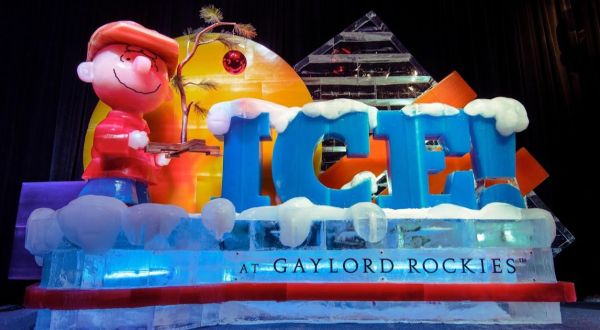 Ride Down A Two-Story Ice Slide This Christmas At Gaylord Rockies In Colorado