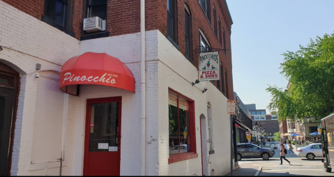 Pinocchio's Pizza & Subs Is A Tiny Spot That Serves The Best Sicilian Slice In Massachusetts