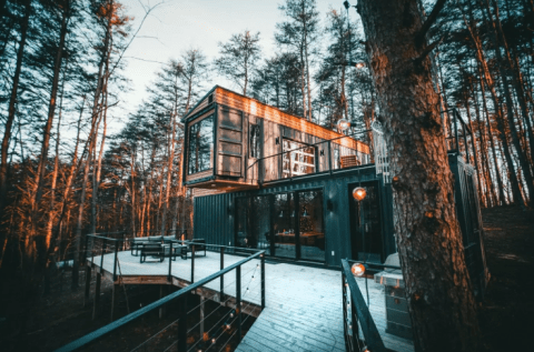 The Shipping Container Cabin In The Woods, The Box Hop, Is The Coziest Getaway From Cincinnati