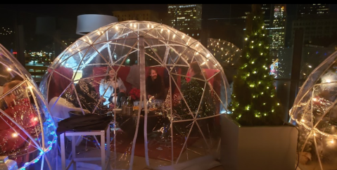 Hang Out In An Igloo At A One-Of-A-Kind Rooftop Bar In Kentucky