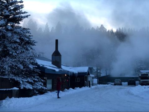 Zim's Is One Of The Gorgeous Hot Springs In Idaho You Can Still Visit In The Wintertime