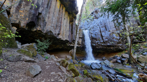 The Popular Hedge Creek Falls In Northern California Was Once The Hideout Of An Infamous Stagecoach Robber