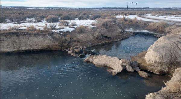 Bog Hot Springs Is One Of The Gorgeous Hot Springs In Nevada You Can Still Visit In The Wintertime