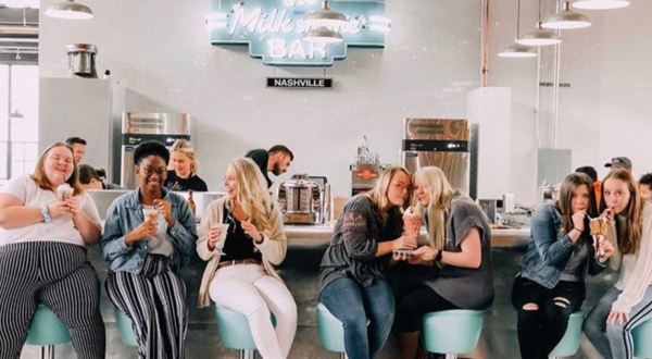 Indulge In The Extravagant Milkshakes At Gracie’s Milkshake Bar, A Retro-Inspired Spot In Nashville