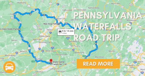 The Ultimate Pennsylvania Waterfall Road Trip Will Take You To 6 Scenic Spots In The State