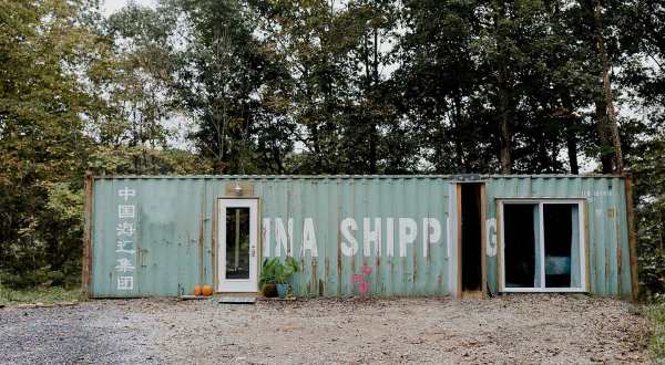 Stay Overnight In An Old Shipping Container Right Around The Corner From Cleveland