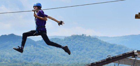 Take A Winter Zip Line Tour To Marvel Over Tennessee's Majestic Snow Covered Landscape From Above