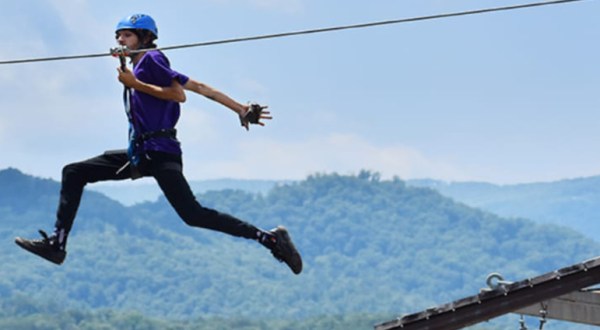 Take A Winter Zip Line Tour To Marvel Over Tennessee’s Majestic Snow Covered Landscape From Above