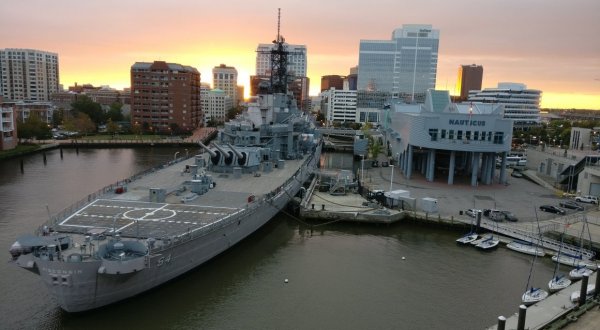 You Can Tour An Authentic WWII Battleship, USS Wisconsin, In Norfolk, Virginia