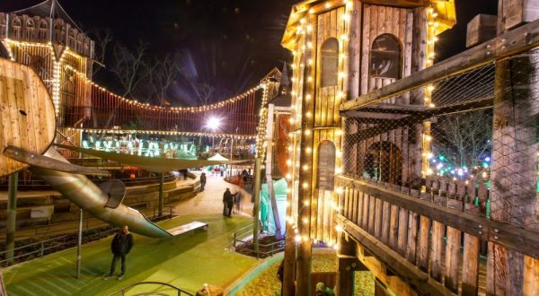 Winter Wonderland at The Gathering Place In Oklahoma Is Spreading Holiday Cheer Until The New Year