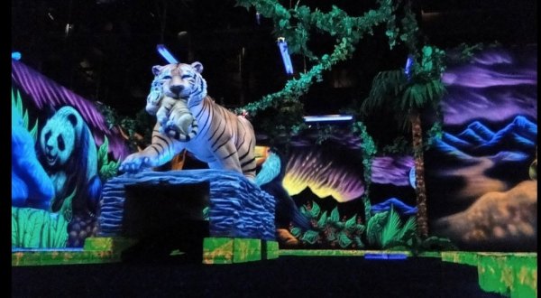 There Is A Neon Mini-Golf Course In Washington That Is As Cool As It Sounds