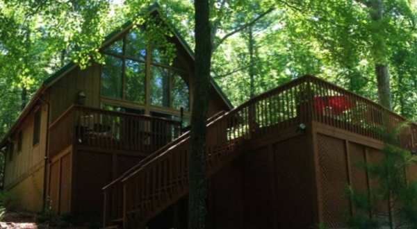 Sleep Among Towering Trees At Moss Hill Chalet In West Virginia