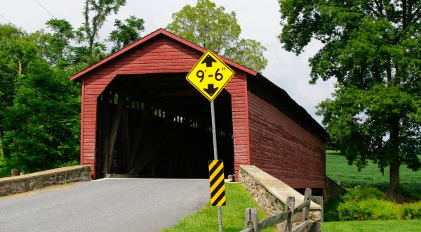 The Oldest Covered Bridge In Maryland Has Been Around Since 1843