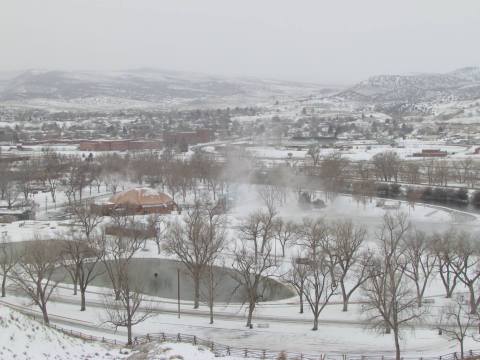 Hot Springs State Park Is Home To A Gorgeous Thermal Spring In Wyoming You Can Still Visit In The Wintertime