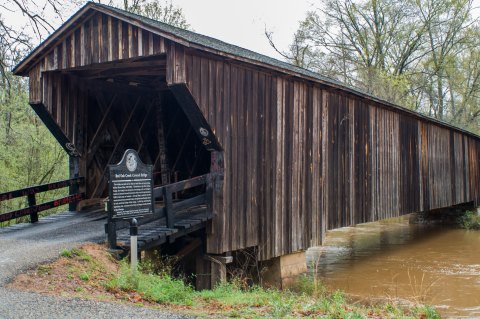 The Oldest Covered Bridge In Georgia Has Been Around Since 1840
