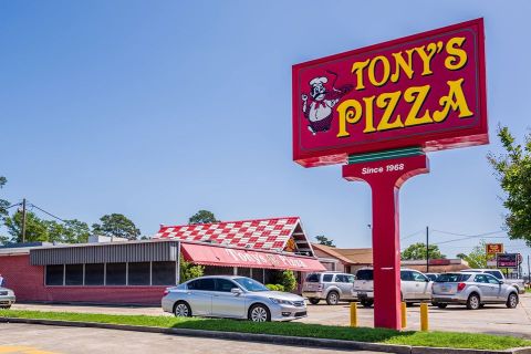 You'll Find Some Of The Best Pizza And Po'boys At Tony's, A Landmark Pizza Joint in Louisiana