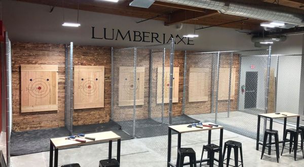 Test Your Strength When You Visit Montana’s Very First Axe-Throwing Spot, Lumberjaxe Throwing Co.