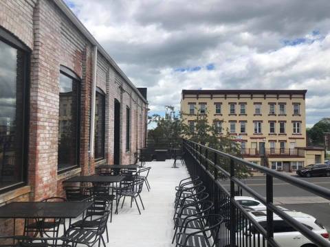 Sip Beer And Eat Pizza Inside An Old Coat Factory At Five Churches Brewing In Connecticut