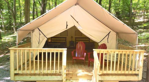 For Just $89 A Night, You Can Stay In A Luxury Tent At Kymer’s Camping Resort In New Jersey