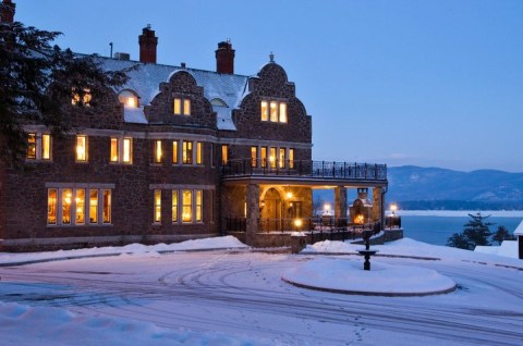 Dine Outside In An Igloo And Then Stay Overnight In A Castle At This New York's Lakefront Inn At Erlowest