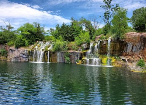 Featuring Man-Made Waterfalls And Located In A Historic Quarry, Wisconsin's Daggett Memorial Park Is Unlike Any Other      