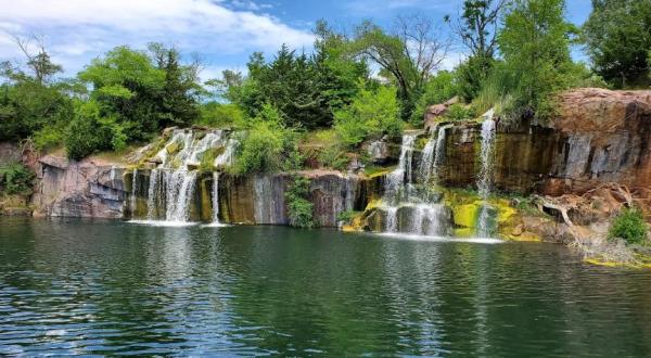 Featuring Man-Made Waterfalls And Located In A Historic Quarry, Wisconsin’s Daggett Memorial Park Is Unlike Any Other      