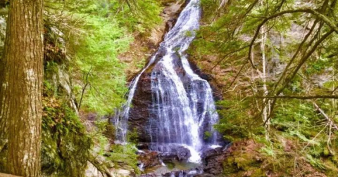 See The Tallest Waterfall In Vermont At C.C. Putnam State Forest