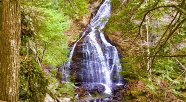 See The Tallest Waterfall In Vermont At C.C. Putnam State Forest