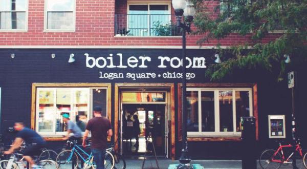 Winter Can’t Shut Down The Covered Rooftop Patio At The Boiler Room, A Craft Beer And Pizza Pub In Illinois