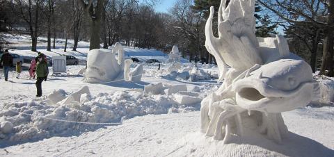 Seeing The Massive Snow Sculptures In The City Of Rockford, Illinois Will Be Your Favorite Winter Memory