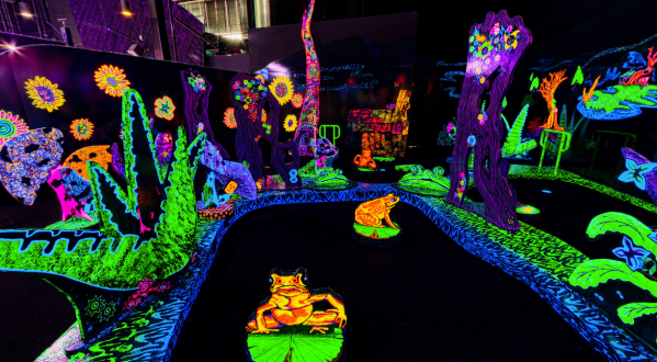 Putting Edge Is A Blacklight Mini Golf Course In Michigan That The Whole Family Will Love