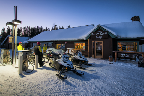A Guided Snowmobile Trip Across Idaho's Sawtooth Basin Is Just What You Need This Winter