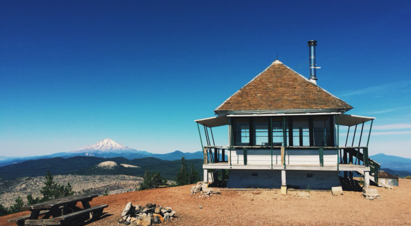 Perched On The Rim Of A Northern California Volcano, The Little Mt. Hoffman Lookout Is The Perfect Adventure Destination