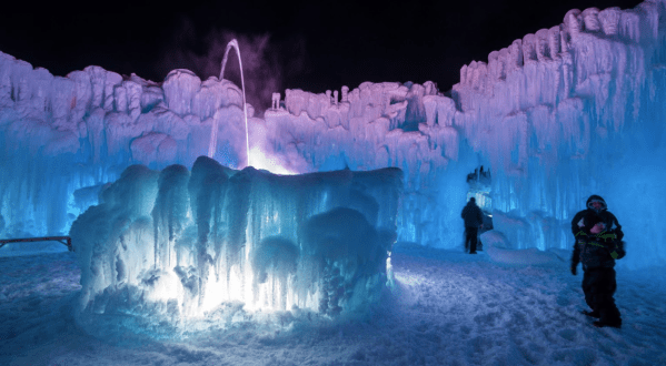 Walk Through A Frozen Palace This Winter At Ice Castles In New Brighton, Minnesota