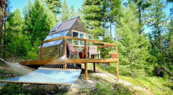Take Stargazing To A New Level At This One-Of-A-Kind Montana Cabin With Translucent Walls