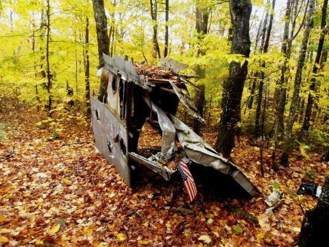 The Maine Forest Trail That Holds A Long Forgotten Secret Of Aviation