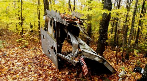 The Maine Forest Trail That Holds A Long Forgotten Secret Of Aviation