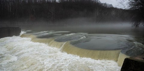 Visit America's First Needle Dam Along The Big Sandy River In Kentucky