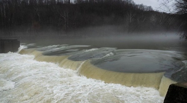 Visit America’s First Needle Dam Along The Big Sandy River In Kentucky